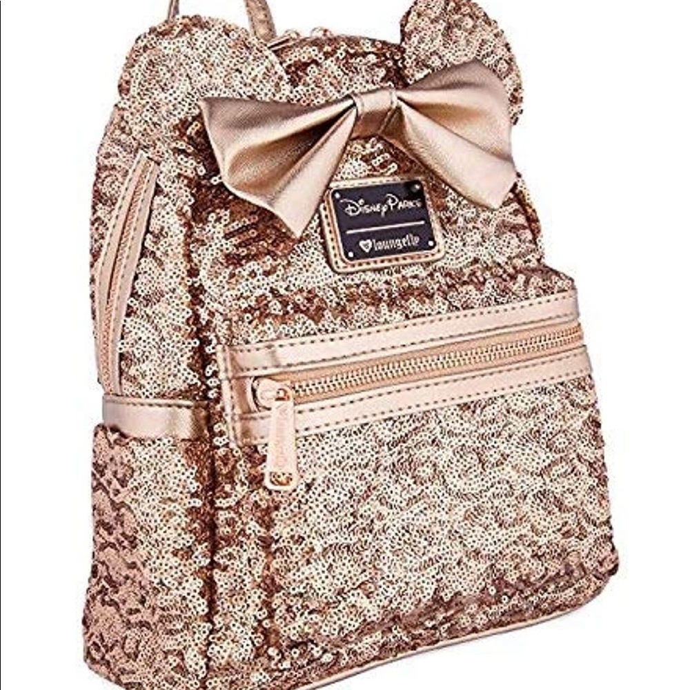 Retired Rose Gold Disney Loungefly